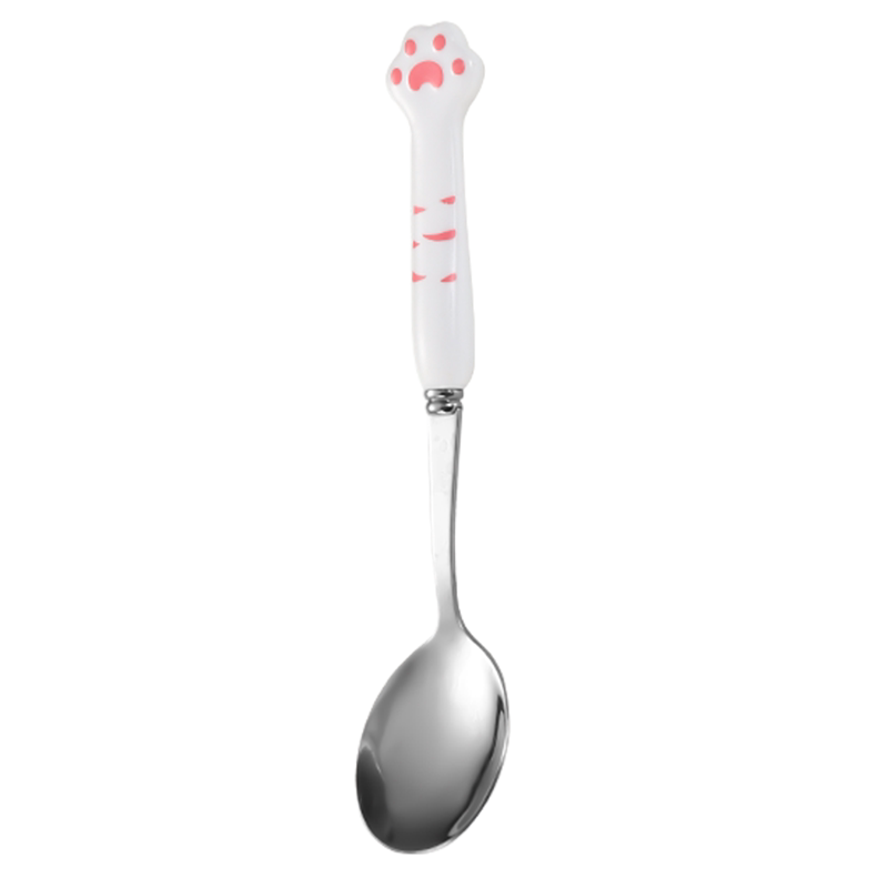 萌格调可爱猫爪餐具三件套