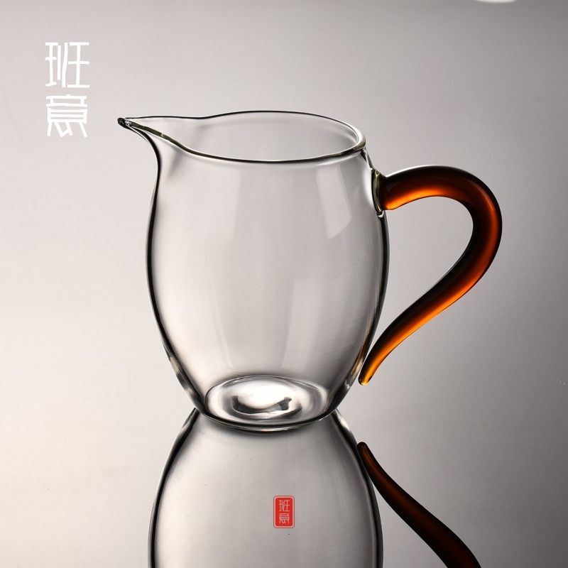 班意 公道杯 公杯分茶器 分茶匀杯茶海400ML纯手工高硼硅耐热玻璃,餐饮具,公道杯,淘宝优惠券,粉丝福利购,淘宝优惠卷