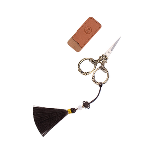 班意小剪刀茶包剪刀布套袋家用包装手工剪线头茶剪茶艺茶道零配件