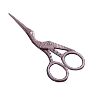 班意复古剪刀鹤形剪刀不锈钢剪线头小剪刀茶叶袋剪刀剪纸家用剪刀