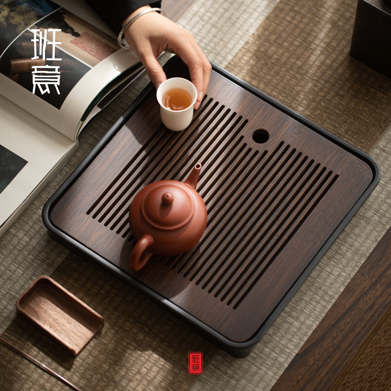 茶盘家用小型托盘茶具沥水茶台