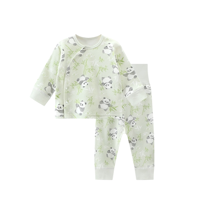 宝宝秋衣秋裤纯棉春秋款高腰护肚