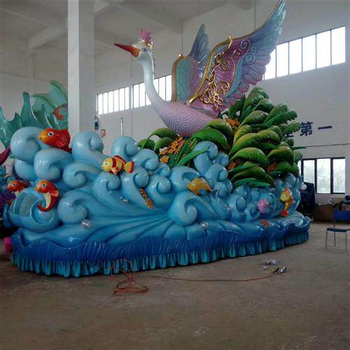 供应大型四轮电动巡游花车彩车节日庆典巡游车影视婚庆花车