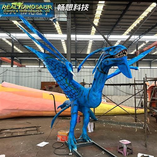 电影主题仿真模型展览:真实比仿真动物怪兽电动模型怪物模型