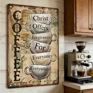 Christ Offers Forgiveness forEveryone Metal Sign 金属标牌