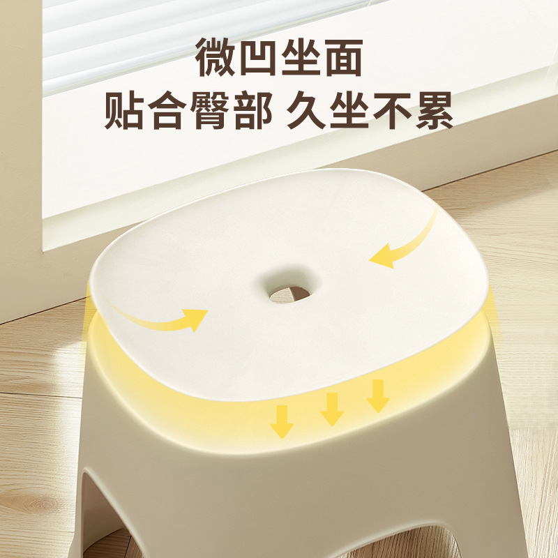 小号凳子家用客厅可摞叠塑料幼儿园儿童小板凳加厚防滑宝宝矮脚浴