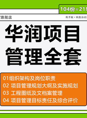 项目全套管理资料手册公司企业组织架构员工岗位职责工程竣工验收资料安全生产项目行政合约技术管理资料