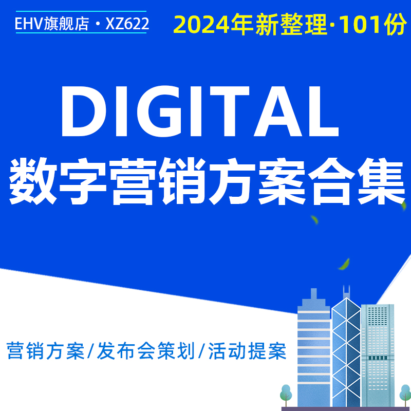 2024Digital数字营销项目策划方案合集4A广告公司商业品牌数字化推广营销传播PPT文本资料