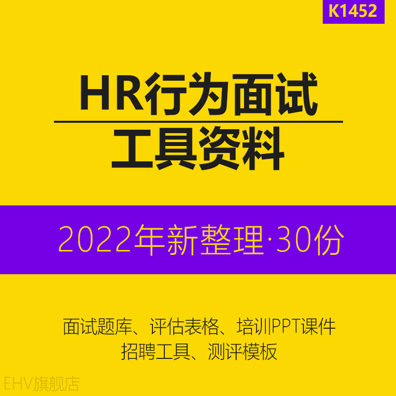 hr人力资源招聘行为面试培训课件