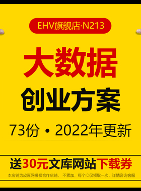 大数据交易应用O2O物流配送票务移动医疗汽车后市场服务公司平台项目创业融资方案商业计划BP路演