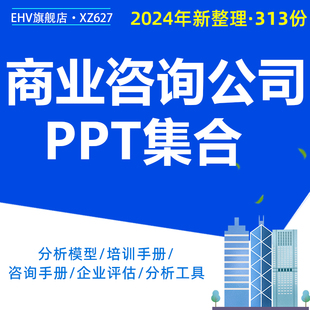2024商业咨询公司调查报告PPT合集麦肯锡罗兰贝格毕马威市场调查战略咨询报告营销分析工具资料文件