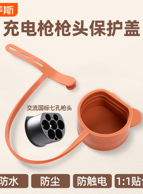 比亚迪新能源汽车充电枪慢充口枪头橡胶保护盖防尘防水防触电罩子