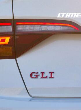 速腾GLI标志立体车前标车尾标运动高配标志直接粘贴多色可选