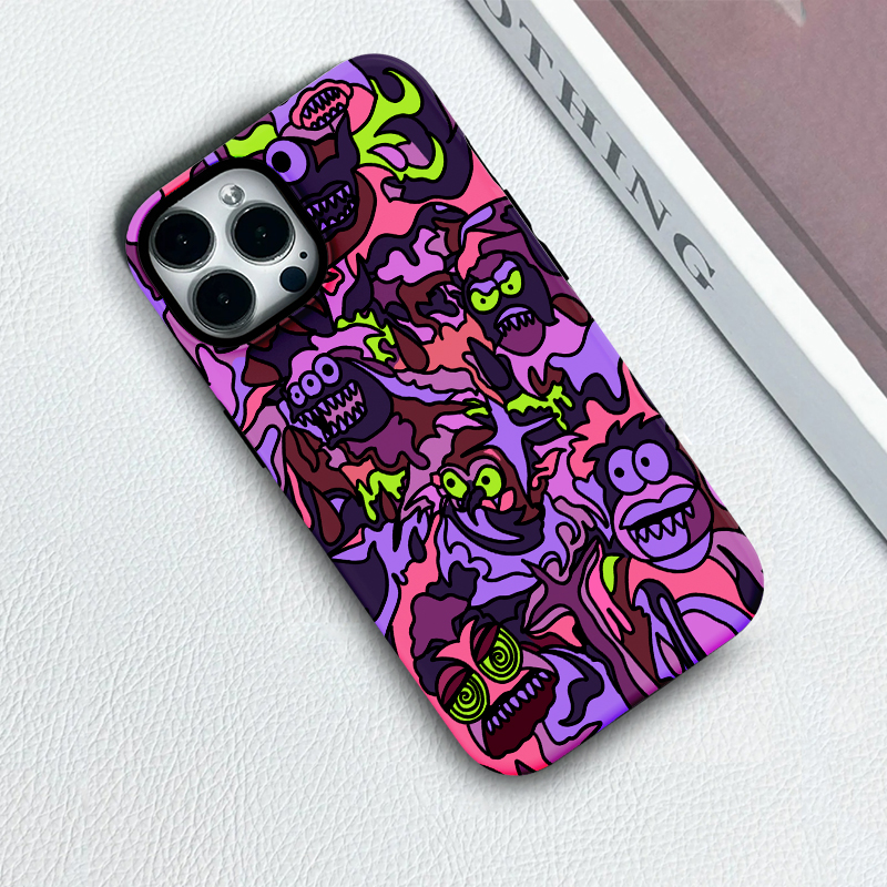 暗黑风动画菲林二合一磁吸手机壳