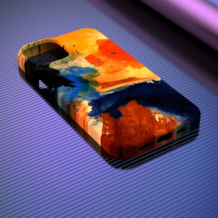 适用苹果16e菲林手机壳文艺彩绘