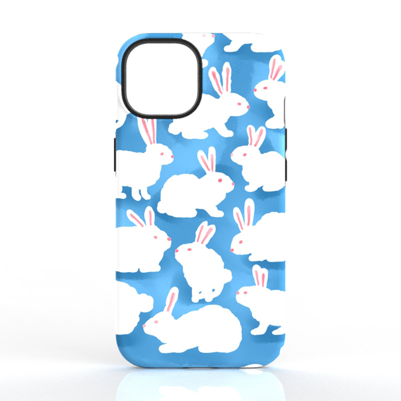 磁吸兔子iphone菲林二合一手机壳