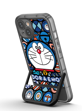 适用于iPhone16e全包17air防摔14plus磁吸15max支架13手机壳12pro11支点式xsmax叮当猫xr卡通magsafe哆啦A梦