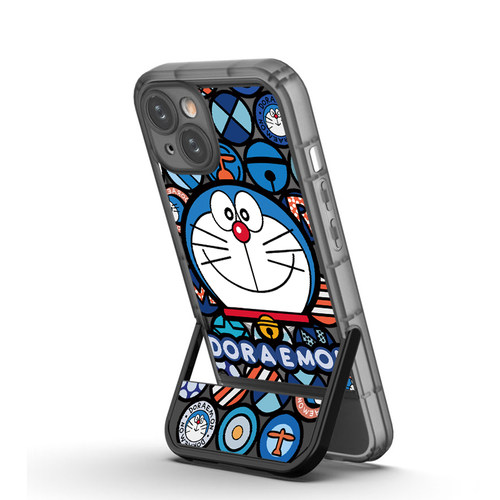 适用苹果16叮当猫磁吸支架手机壳