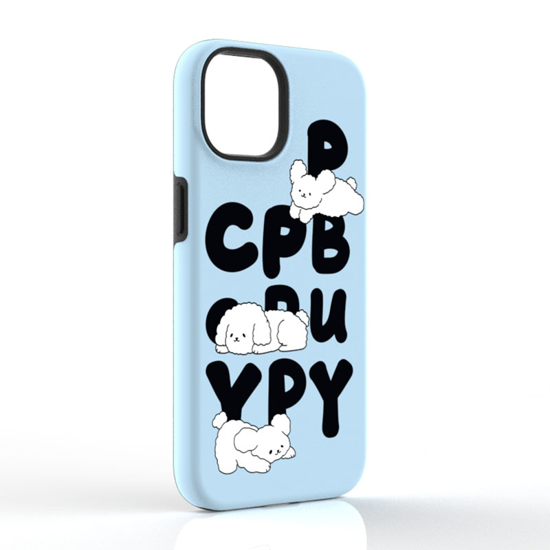 磁吸卡通iphone菲林二合一手机壳