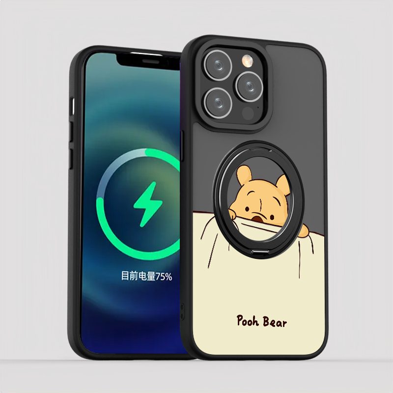 维尼熊360旋转支点磁吸壳