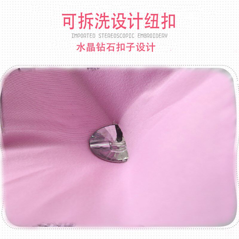 可拆洗 韩式公主田园毛绒床头大靠背 韩版床上沙发大靠垫靠枕抱枕