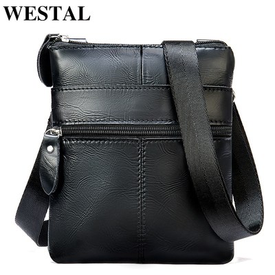 WESTAL Men's Shoulder Bag Small Crossbody Bags for Men Mini