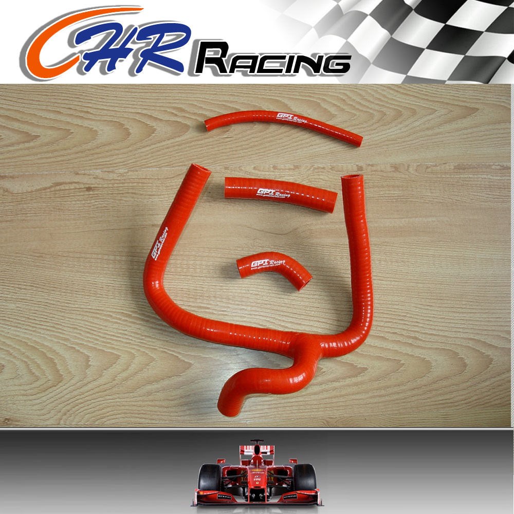 FOR Honda CR250 CR250R silicone radiator Y hose Kit 2002 08