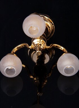 ABWE Best Sale 112 Dollhouse s Chandelier 3 arm Lamp LED Ce