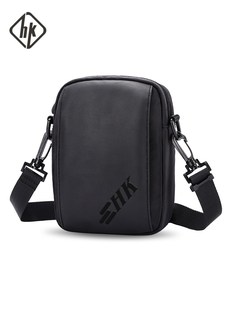 Hk Casual Men Shoulder Bag Waterproof Vintage Crossbody Ba