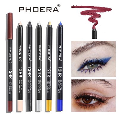 Eyeliner 12 Color Waterproof Pearlescent Matte  Eye Liner P