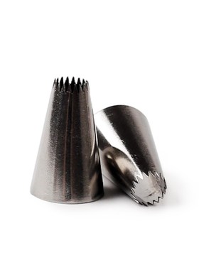 18 tooth multi tooth cookie flower mouth stainless steel flo