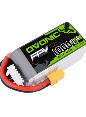 Ovonic 1000mAh 6S 100C LiPo Battery with XT60 Plug for FPV