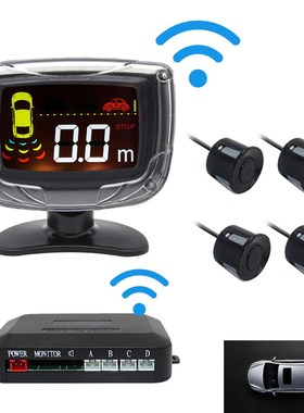 Car Parking Sensor Kit Wireless Wiring-free Wifi Probe Beep