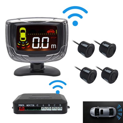 Car Parking Sensor Kit Wireless Wiring-free Wifi Probe Beep