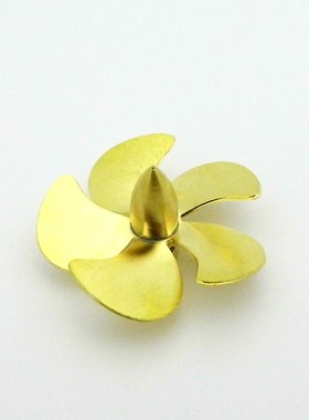 1PC 5 Blades Copper Propeller Diameter 35mm M4 Prop for RC