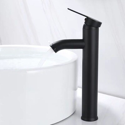 Single Handle Bathroom Basin Faucets Cold/Hot Mixer Basin Si