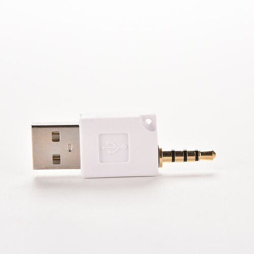 JETTING New 1PC New White 3.5mm Male AUX Audio Stereo Plug