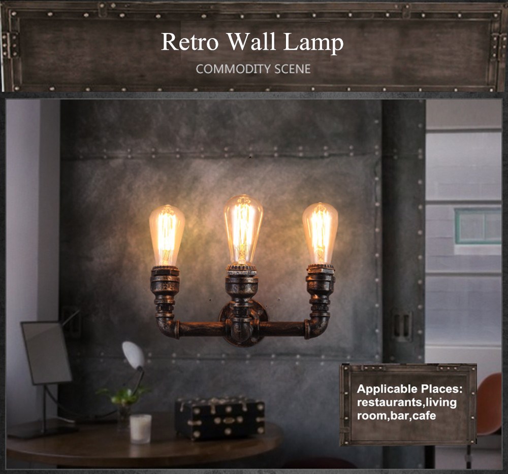 Photo inspiration: Fresh Look at Vintage Rust Water Pipe Steam Punk Loft Industrial Iron Ret