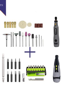 Cordless Electric Screwdriver Mini Grinder Power tools Set 3