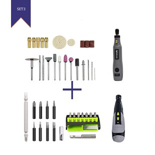 Cordless Electric Screwdriver Mini Grinder Power tools Set 3