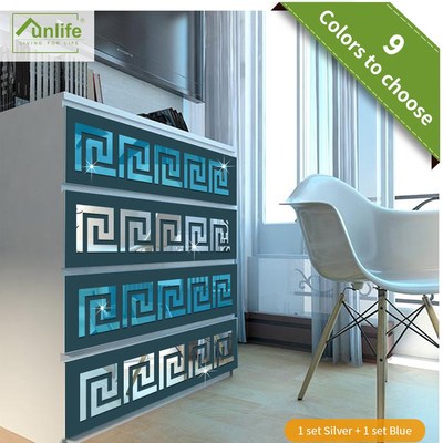 Funlife 30pcs Rose Gold Brown Bronze Silver Geometric Patte