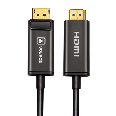 Displayport DP to HDMI 2.0 Optical Fiber Cables Male to Mal