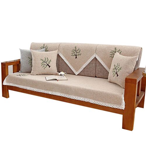 Living Room White Plush Sofa Cushion Sofa Cover Bed Corner S