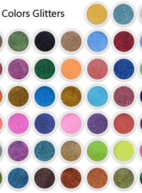 45 Colors Resin Pigment Mica Powder Glitters Sequains Nail A