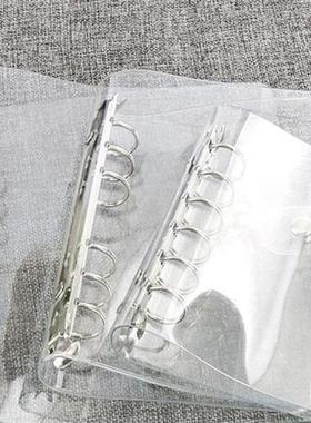 1Pc Transparent Color Plastic Clip File FolderA5/A6/A7 Noteb