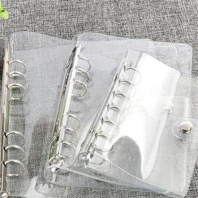 1Pc Transparent Color Plastic Clip File FolderA5/A6/A7 Noteb