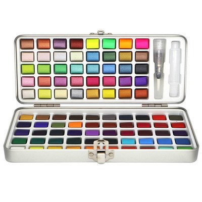 50/90 Colors Water Color Set with Water Brush High Quality W