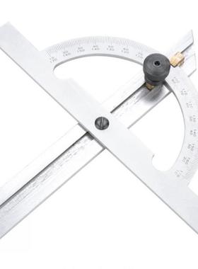 Adjustable Protractor Angle Ruler 100x150mm Carbon Steel  Me