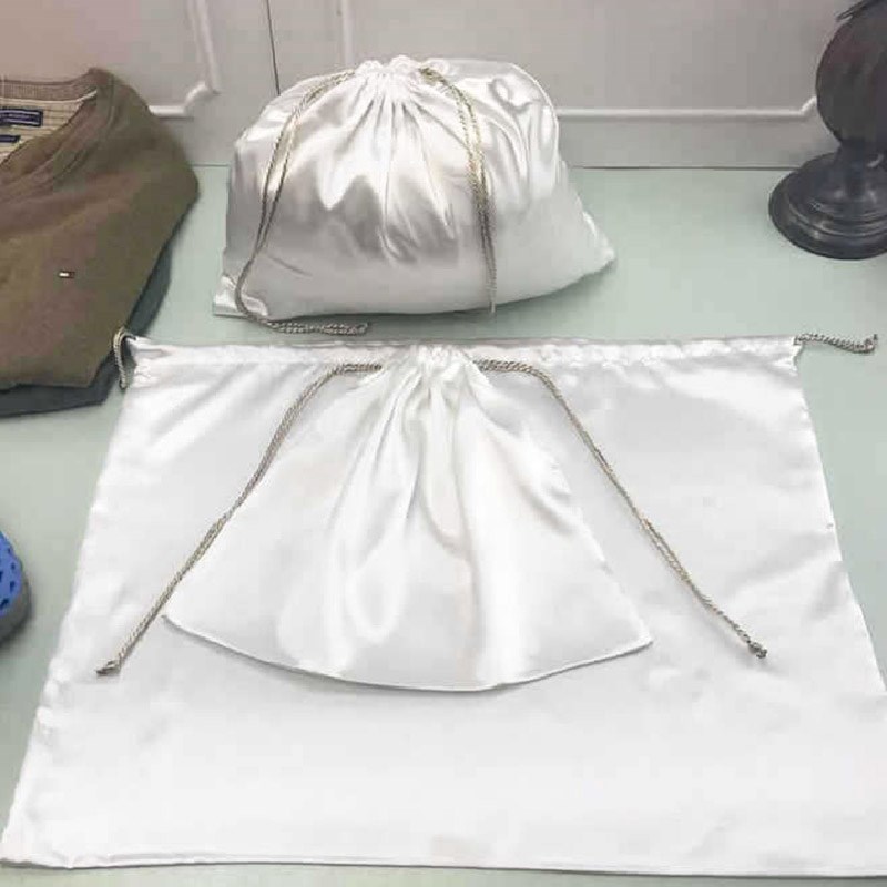 White Bag Dust Bag Anti dust Bag Pocket Drawstring Bag Cust