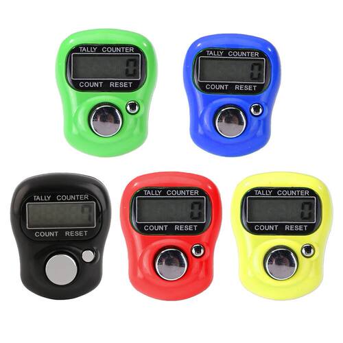 Stitch Marker Row Hand tally Finger Counter LCD Electric Dig